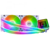 Kit de refrigeracion mars gaming mlultra240 blanco 500w 2 x 120mm rgb